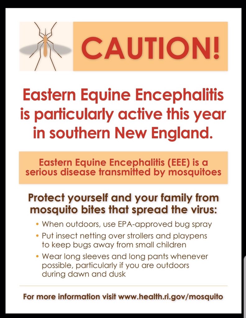 Mosquito EEE notice