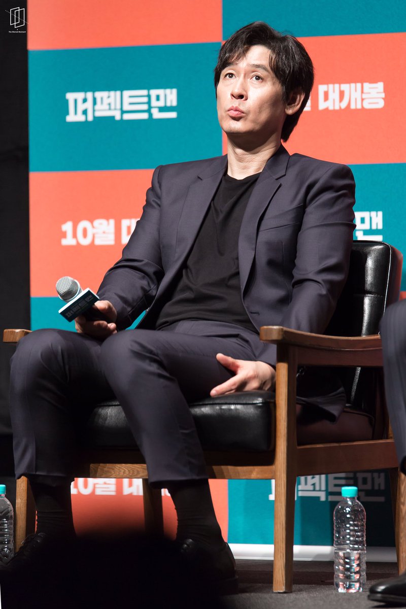 20190830 영화 퍼펙트맨 제작보고회 #설경구 조명도 귀엽게 올려다 보는타입.Translate post