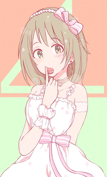 ありがとう4周年記念イラスト #デレステ4周年 #三村かな子