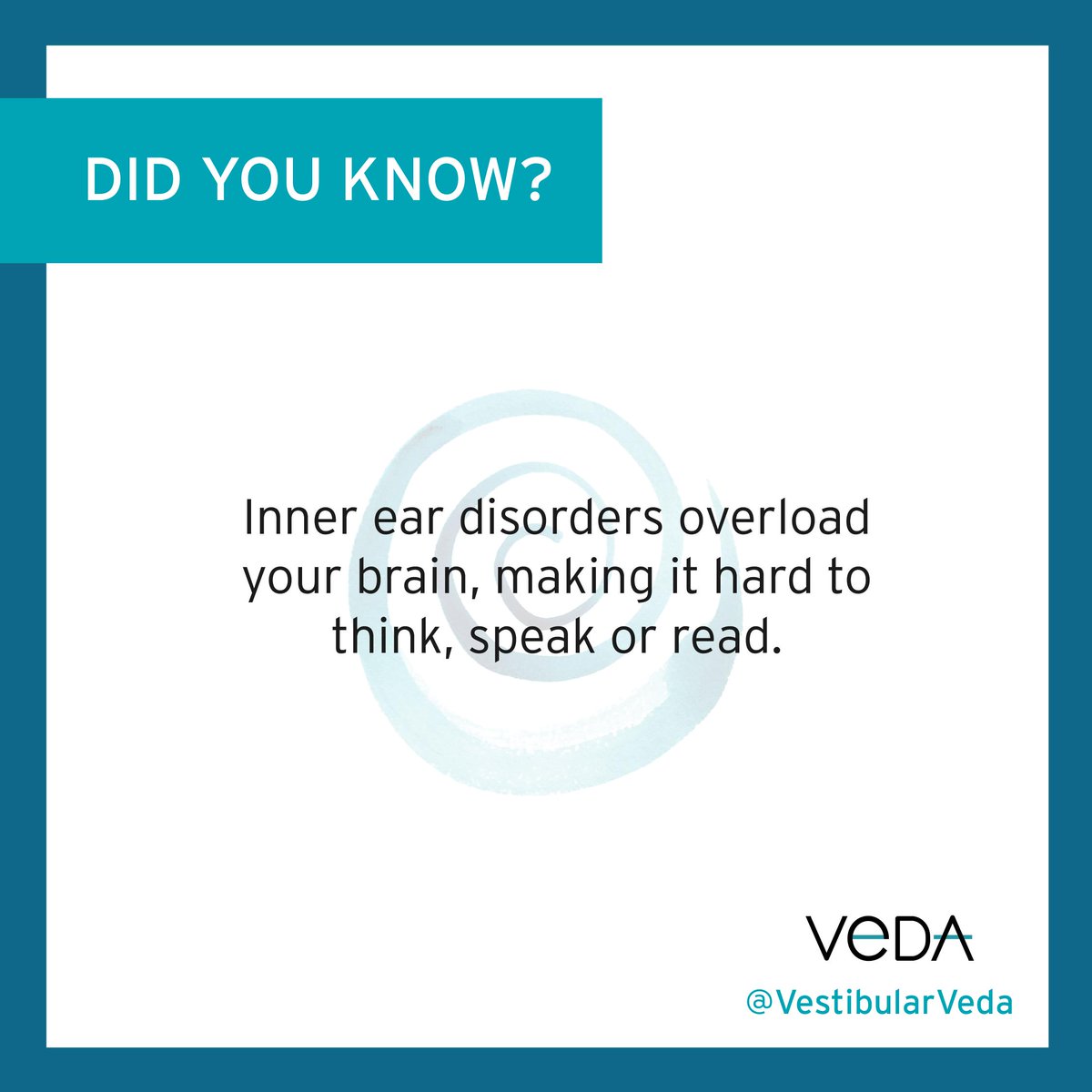 Who knew an inner ear disorder could impact the #brain? #BalanceAwarenessWeek #brainfog