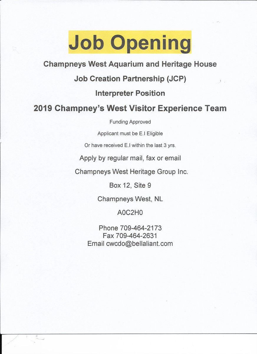 Champney's West, NL tweet media