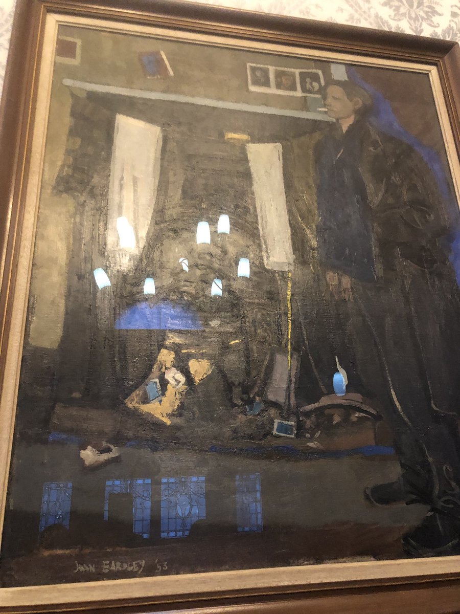 newbelfast's tweet photo. Pics don’t do these paintings or artists justice but Susan Aitken, @theSNP Leader of Glasgow City Council takes seriously her responsibility for the city’s impressive art collection. 3 great Scottish artists on display in her offices #Colquhon #MacBryde #Eardley @SusaninLangside https://t.co/T3y1h52XfF