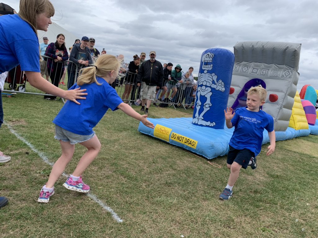 We’re #VWAction today and we even joined in with the #ActionOlympics! Great fun and the kids even took a trophy for Darts Football!