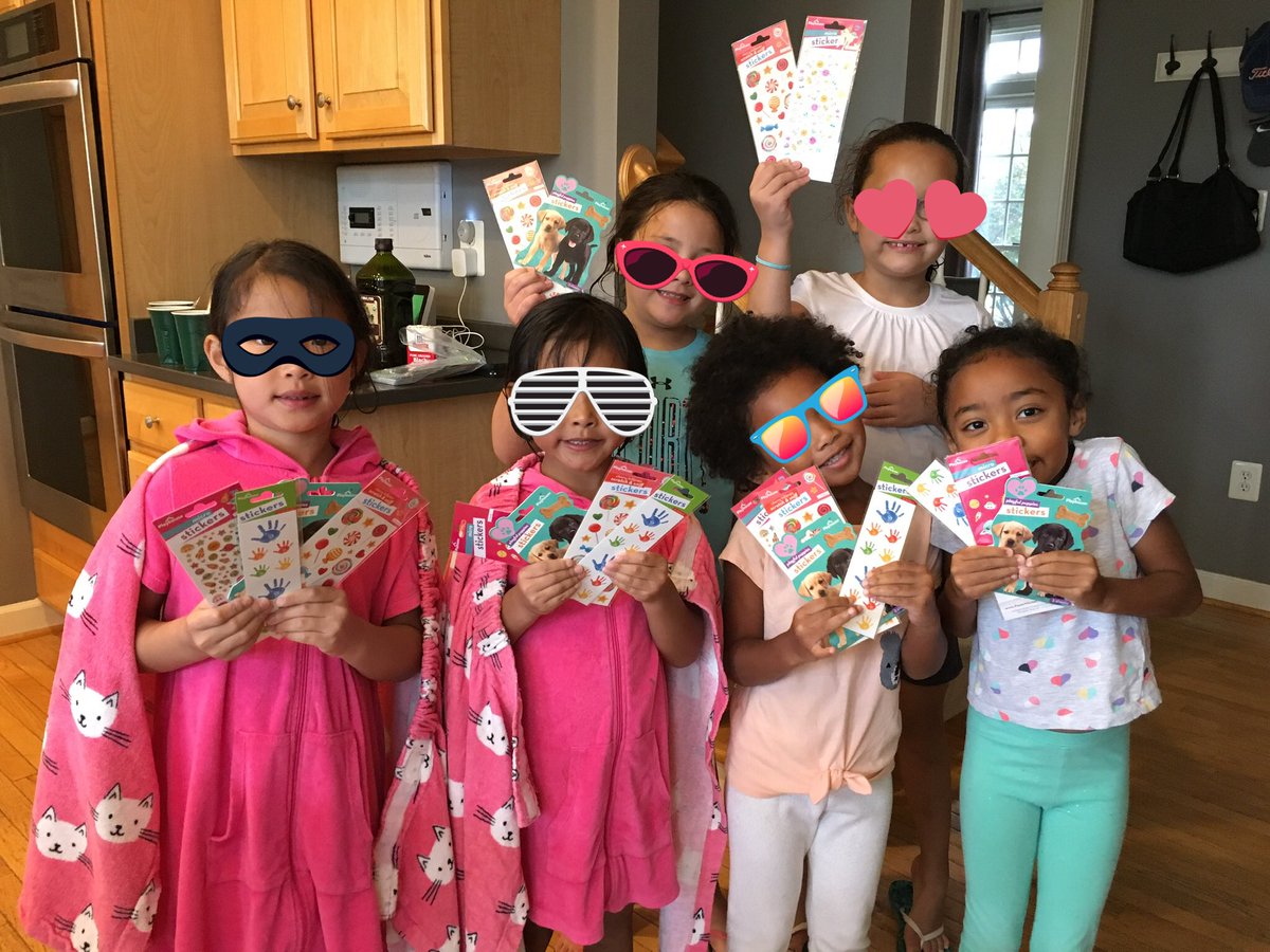TechBooksTeach's tweet photo. These girls LOVED the stickers and stationery from #PaperHouseProductions. It was all smiles, amazing coloring & writing! Who doesn’t appreciate personal thank you card nowadays? Thank you @Tryazon! #PaperHousePenPals #HappyMail https://t.co/75611ZlYZg