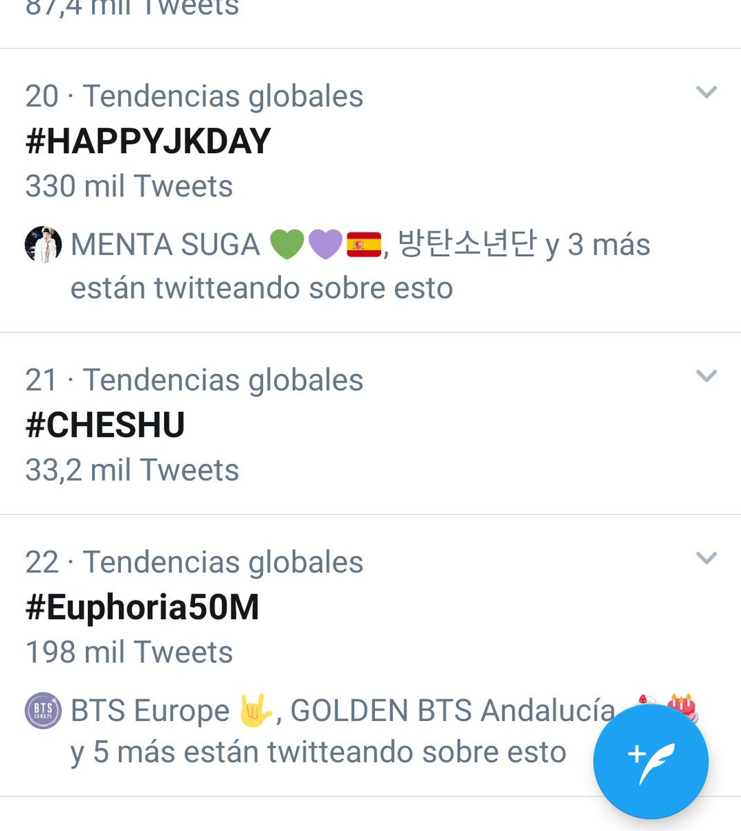 ARMYCValencia's tweet photo. Mostremos todo nuestro amor a nuestro #GoldenJungkookDay por su cumpleaños!

Se nota que Twitter es nuestro terreno!  Seguro que todavía podemos hacer más ruido 💪🏼💪🏼

#HappyBirthdayJungkook
#HappyJungkookDay
#1stSeptemberMiracle
#AlwaysWithYouJungkook https://t.co/TTODxCmW5M