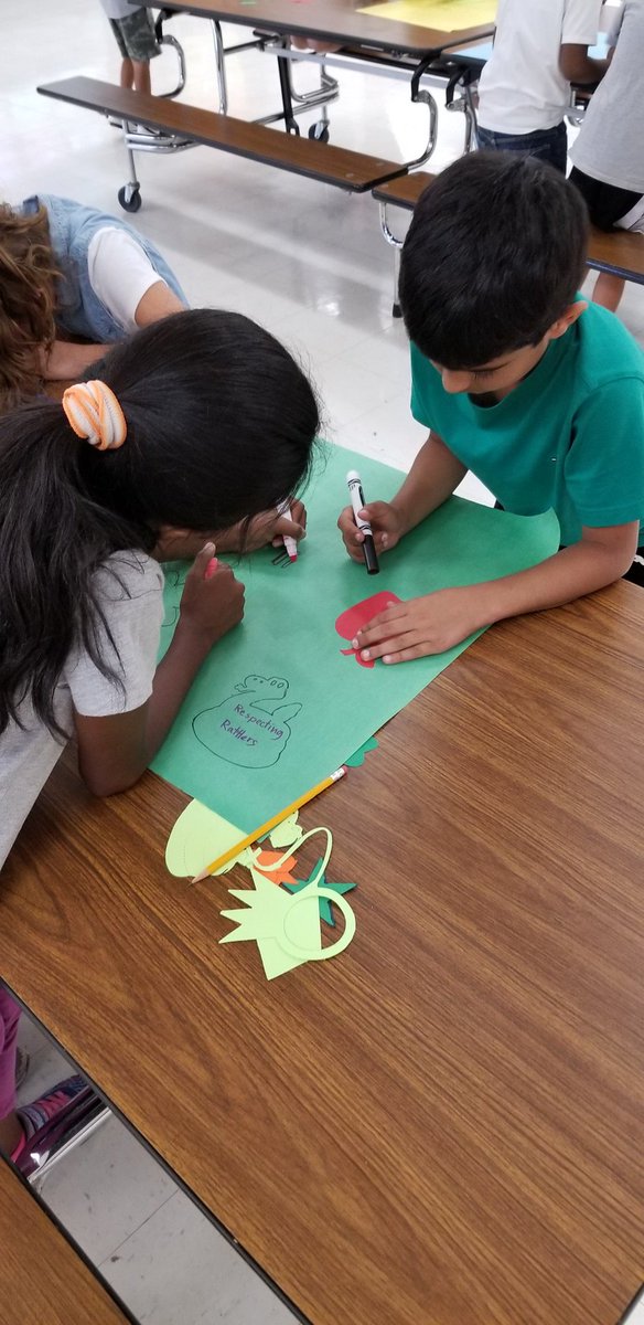 Getting ready for Respect month with posters to spread the message! <a href="/RedOakRattlers/">Red Oak</a> #opshares #charactercounts