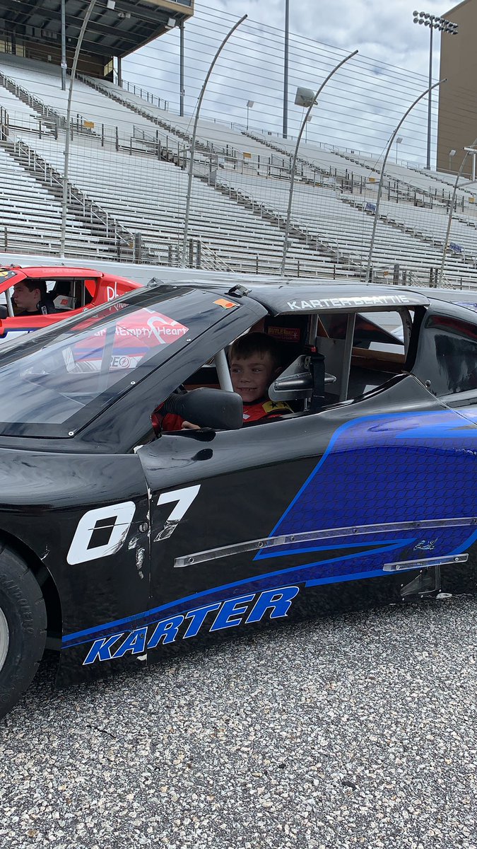 Karter is running at the Bandolero east nationals today and tomorrow.