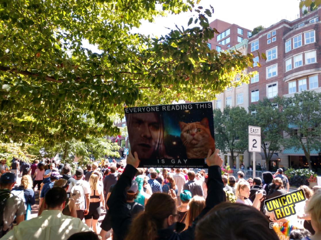 Unicorn Riot on Twitter "Counterdemonstrators are gathered near the