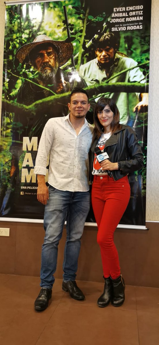 trecepy's tweet photo. Repasamos la cobertura del lanzamiento del trailer de la película @MataraunMuerto 🎥 en donde @lusapena habló con los actores #EverEnciso, #AnibalOrtíz y el director #HugoGiménez A&E https://t.co/Av8mu7yUZI