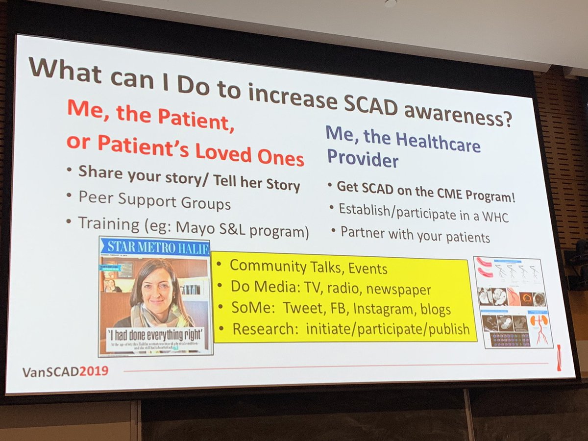 docsaw's tweet photo. What can we do to increase SCAD awareness @HeartDocSharon #vanscad2019 #scad #fmd #vgh #vch https://t.co/BjJ963FsoX