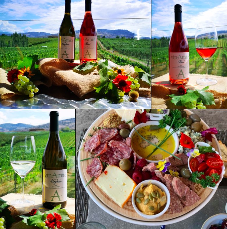 vinAmiteCellars's tweet photo. @vinAmiteCellars NEW RELEASES! A #Rosé and #Viognier have been added to the family! Who doesn’t love a Rosé that emotes strawberries and rhubarb? Perhaps the Viogner with its tropical notes and finish of caramel and apple? Come grab your #Okanagan #summer in a bottle #longweekend https://t.co/SZqptSHuCE