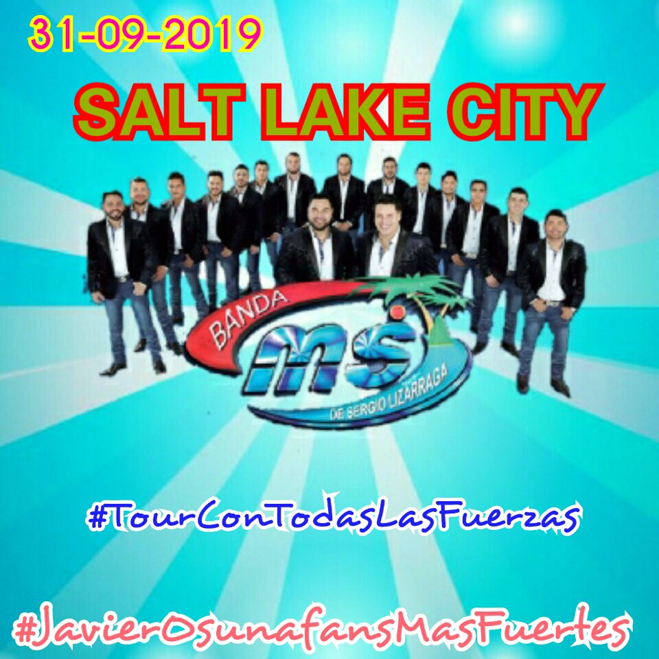 J0895's tweet photo. 💥31 DE AGOSTO💥
Llega la banda más grande de México y más taquillera delr momento el fenómeno de las dos letras a 
🎤🎺🎷SALT LAKE CITY🎤🎺🎷
 asiste y vive la hermosa experiencia
 #PorSiempreMiAmor 
#ParteDeMiPorte
@chirasms 🎤
@BANDA_MS ❤
@LizosMusic 🎵
@javierosunafans https://t.co/OLchw5puzZ
