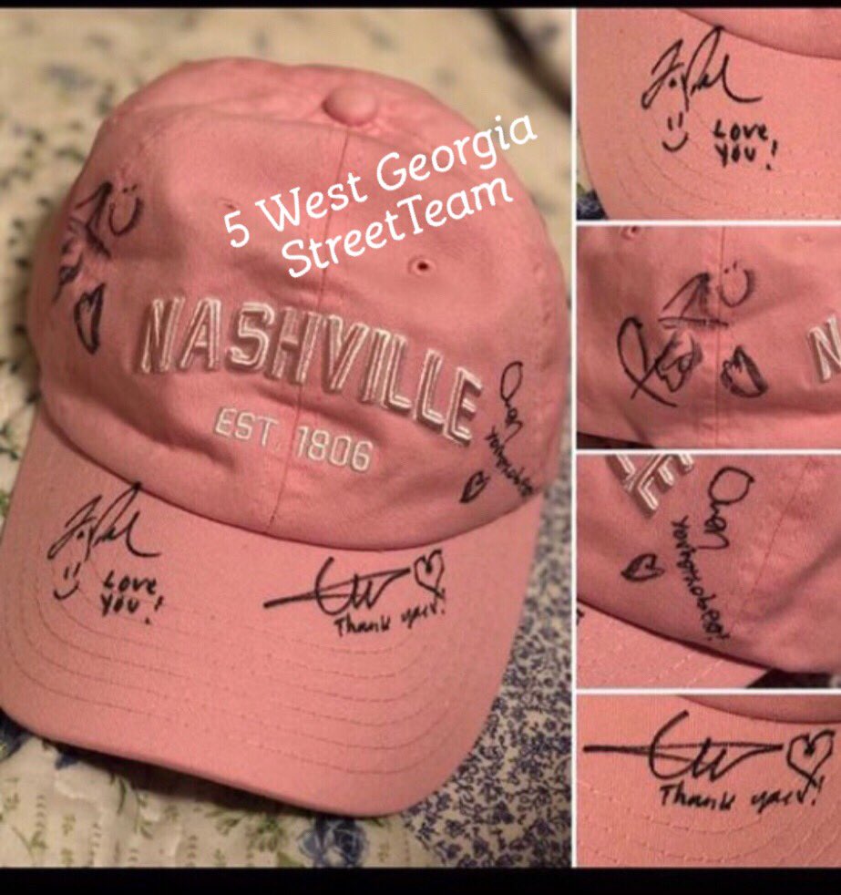 5WESTGeorgia's tweet photo. Would be cool to have hats with the boyβs autographs printed on it! I love mine!! ππβ₯οΈ
#5west
#5westmusic
#5westmerch
#5westmerchandise
@5WESTMUSIC @JonPaul5WEST @Luc5WEST @Owen5WEST @Peet5WEST @5WESTStreetTeam https://t.co/4aMou0qCwL