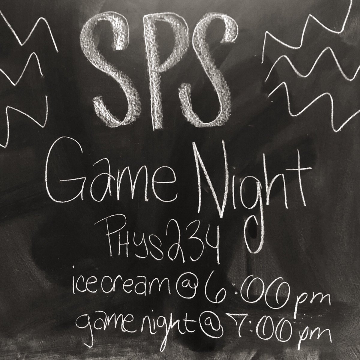 PurdueSPS's tweet photo. First game night tonight in PHYS 234 @ 7:00 and ice cream @ 6:00. Hope to see y’all there🤘🍦🎲 https://t.co/EncJXUXZYG