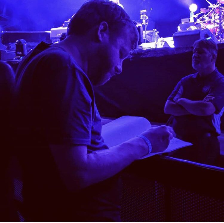 bizarchive's tweet photo. In action #setlisting #phish #dicks https://t.co/7HXwdI5R2S