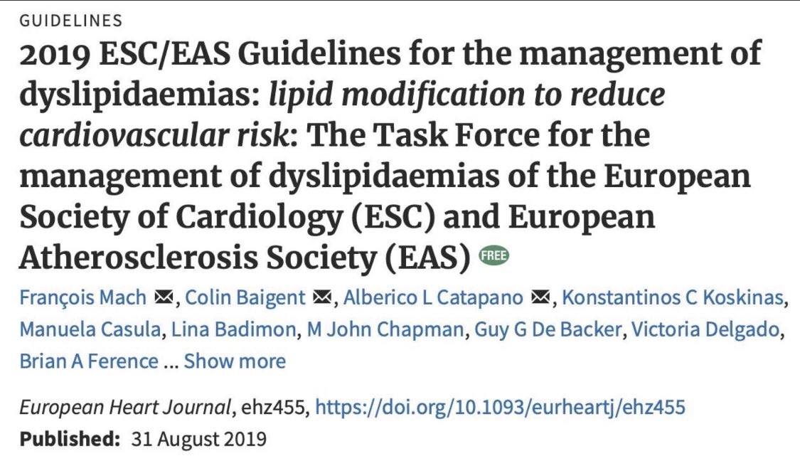 iamritu's tweet photo. #LDL #cutoff 
LOWERED <55 by 
@escardio New Lipid guidelines 
https://t.co/9M2n7yoVd9

Lower Is Better (given at birth LDL is 25!) 

#PROVE -IT ➡️70 (#ACS &amp; #DM) #statin

#IMPROVE -IT ➡️60( #ACS  &amp; #DM) #statin &amp; #ezetimibe

#ODYSSEY ➡️ 25-50 (#ACS &amp; #Alirocumab) 

#ESCCcongress https://t.co/IQhWvPGwYz