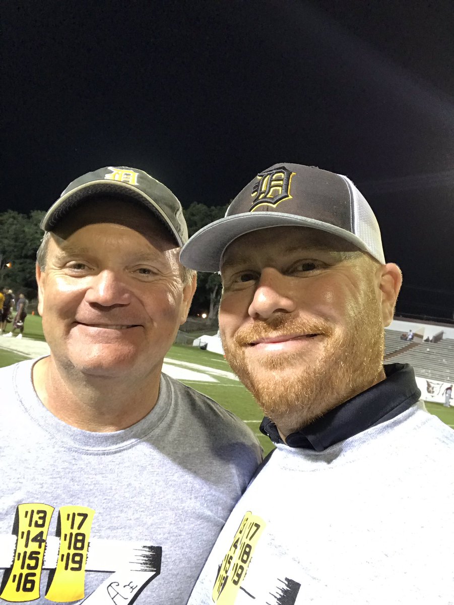 cmac2405's tweet image. Special shout out to my favorite high school football coach, but even more, my friend @CoachChadRogers and all of the @DenisonFB coaching staff and players on keeping the Ax right at home. I appreciate this man and his friendship. Congrats Coach. #beablessing #7peat #IGTBAYJ