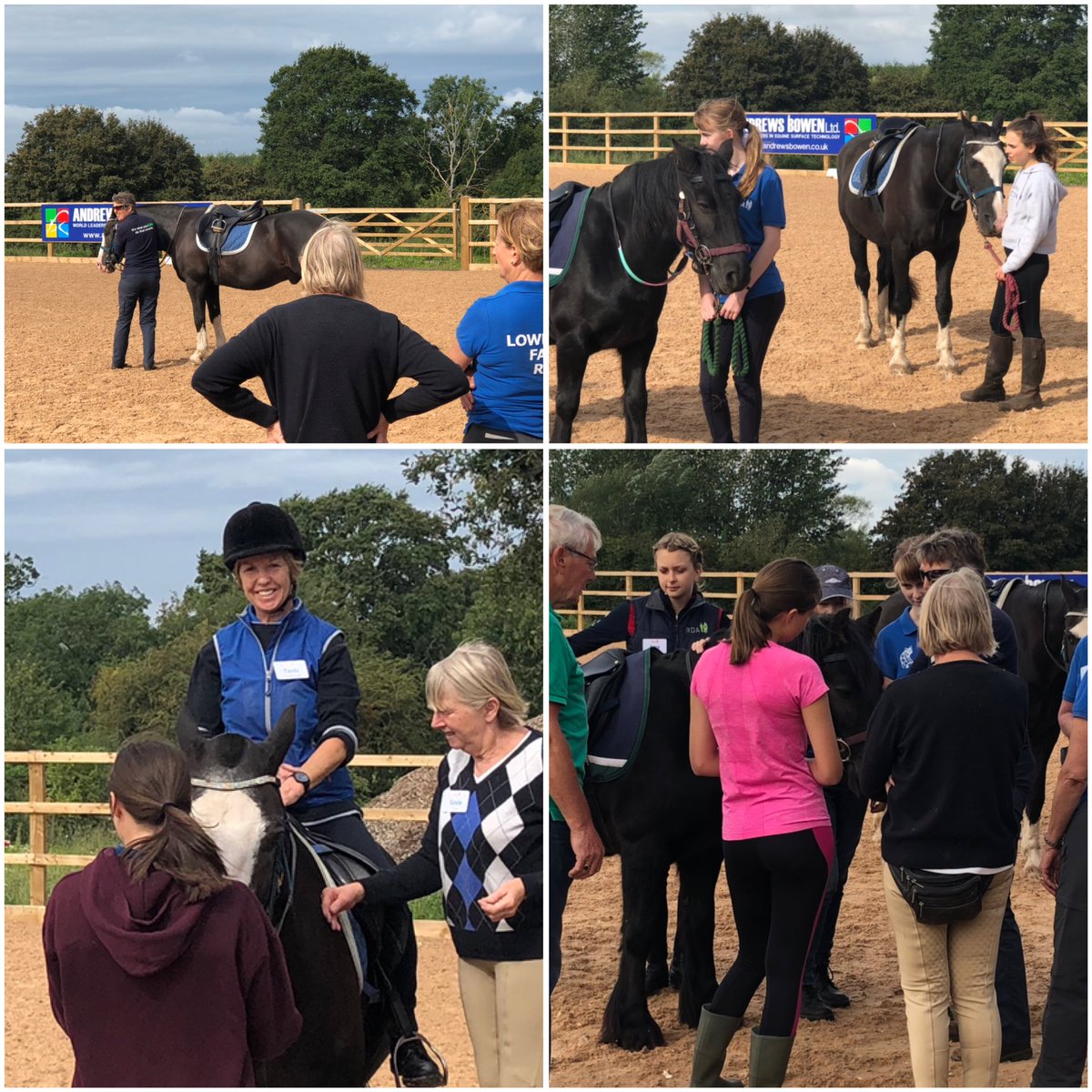 LowlandsRDA's tweet photo. HUGE thanks to County Coach Karen Arnold for hosting another brilliant volunteer training session for us, during a busy day of RDA lessons! Ensuring our volunteers are well-trained, safe, well-supported and confident underpins everything we do. Well done everyone, and thank you! https://t.co/5q99wpFZOc