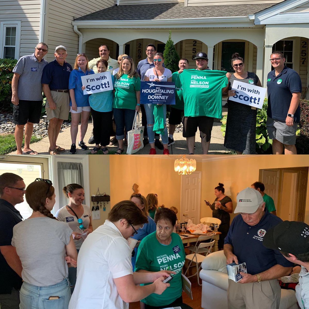 Proud to knock doors in #freeholdtownship today for our #LGBTQ candidates and #allies #nj #monmouthcounty #newjersey #lgbtqcandidate #njld11 #berlinforfreehold #pennanelson2019 #houghtalinganddowney