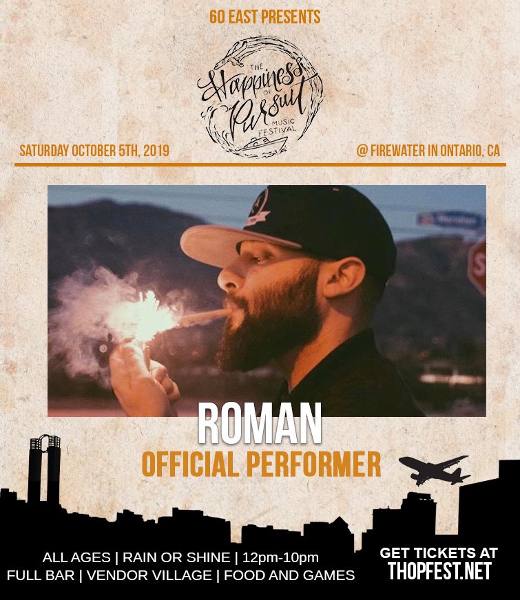 Representing the 626, curated by #showcase626 at this years #THOPFest we got @bigrobthechamp, @romansixtribe, <a href="/quaesar/">Quaesar 👾💥🔸🔸🔸🔫</a>, weapon of the masses and @poetikprophets. Make sure to get familiar and catch em live October 5th!

🎟: eventbrite.com/e/the-happines…