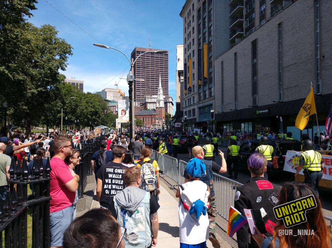 Unicorn Riot on Twitter "Counterdemonstrators are gathered near the