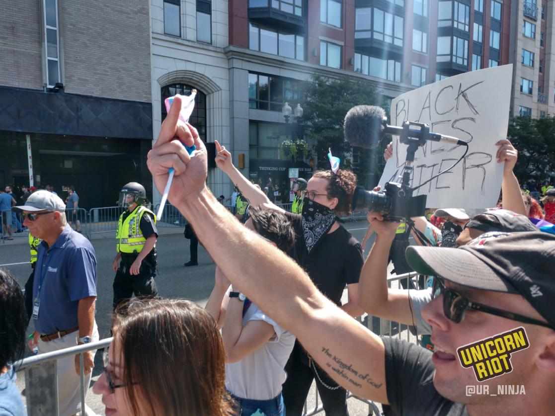 Unicorn Riot on Twitter "Counterdemonstrators are gathered near the