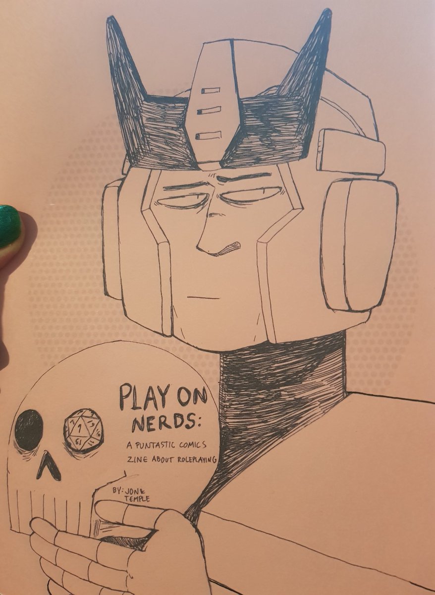 Finally had time to sit down and read through all the zines i got at TFNation and ohhhmygod @greenyonjon and @TemplePhoenix did the dopest, funniest roleplaying zine, i am crying!! Please make more next year!! 