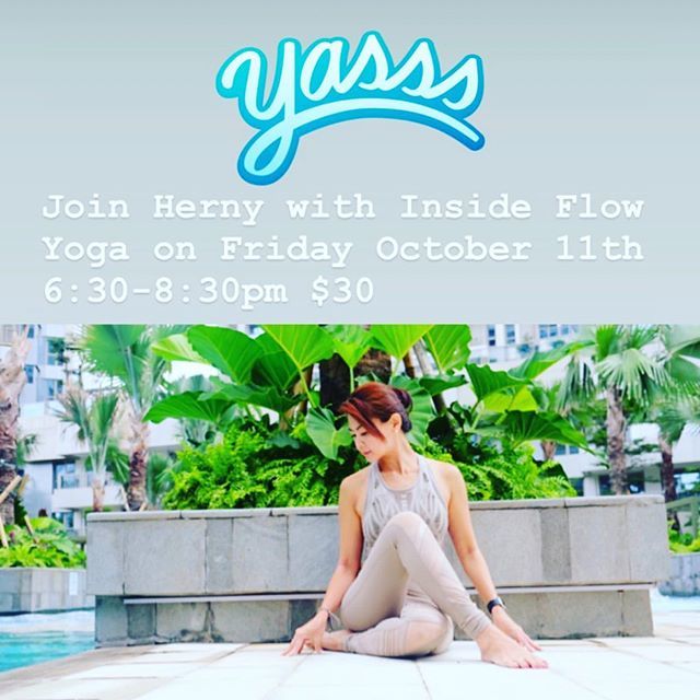 InnerStrengthFS's tweet image. Join us Friday October 11th 6:30-8:30pm in this 2 hour workshop @hernyps $30 ♥️ #insideflowyoga #insideflow #yoga #movement #flow ift.tt/32nISJf