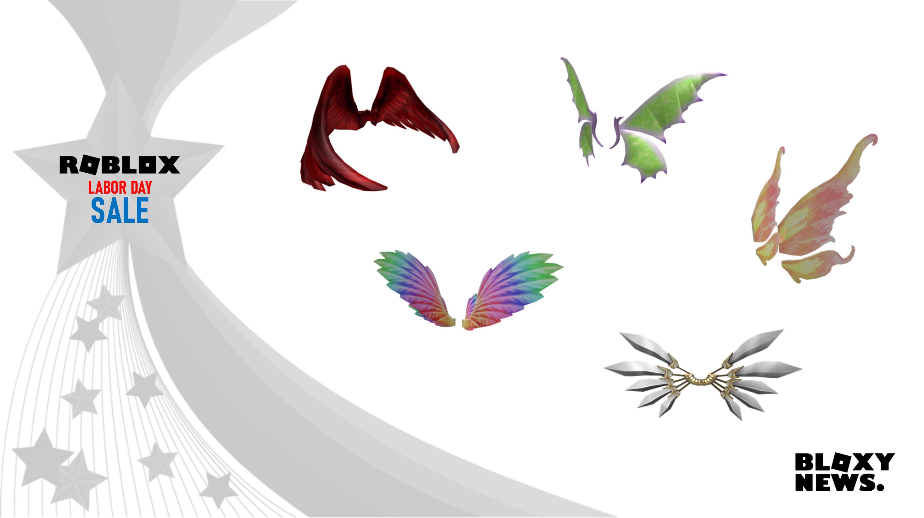 Bloxy News On Twitter It S Time To Fly Get These Sets Of Wings Available At A Discounted Price For The Roblox Labordaysale Links Can Be Found In The Replies Below Https T Co Emlkfdaeoo - cybernetic wings roblox