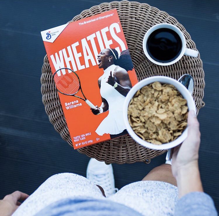 ShopTrife's tweet photo. Breakfast Of A Champion
@serenawilliams is no doubt a champion. Serena joins the @wheaties box of champions as the second black female tennis player to be featured. https://t.co/bgPfpqtgtY