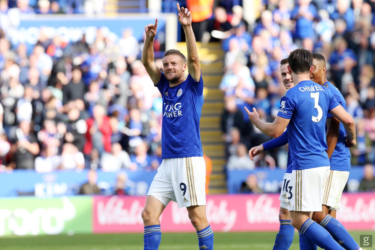 vardy7's tweet photo. What a performance @LCFC 💙 

Enjoy the rest of your weekend 🦊's! https://t.co/OnUeMmV4jz