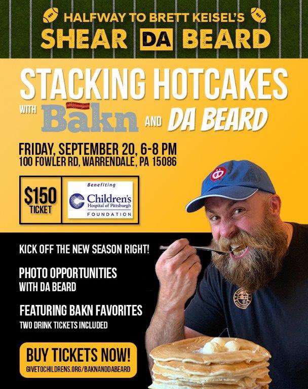 A great day to go to <a href="/eatbakn/">Bakn</a> since it’s #NationalBaconDay. Also, there are still a few tickets left for our event to help <a href="/ChildrensPgh/">UPMC Children's Hospital of Pittsburgh</a>. #ForDaKids