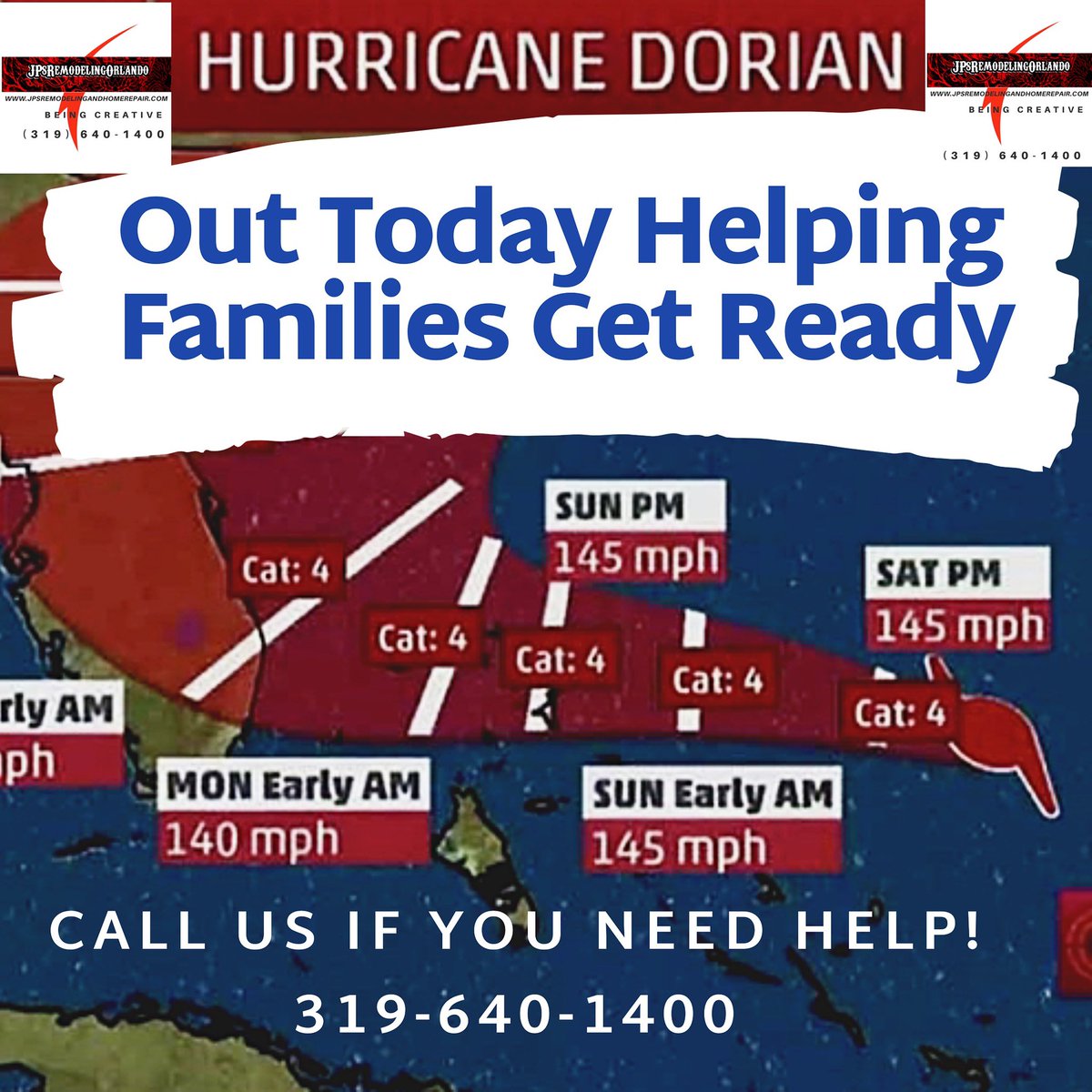 jpsremodeling's tweet photo. Pinterest and twitter
Do You Need Help?
#homerepair #renovations #remodeling #homes #betterliving #beingcreative #happycustomer #lovewhatyoudo #orlandoflorida #saintcloudfl #stcloudfl #tarp #windows #windowboard #hurricane #tropicalstorm #tropicalstormdorian https://t.co/svT5WjXRQf
