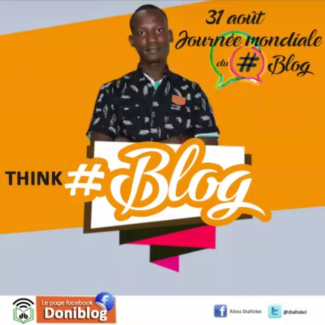 diallokei's tweet photo. #BlogDay #ThinkBlog
Au début, c'est une passion qu'on exerce seul et au fur des années, on rencontre d'autres qui partagent la même passion, le même envie de partager, de s'exprimer et au finish, ça devient une famille👪.
Bonne fête à tous les blogueurs du monde.
#blog https://t.co/QBmoBNh4iJ