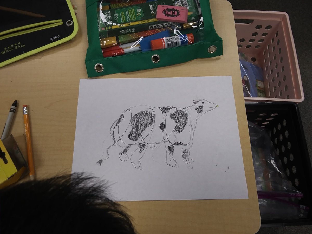 Another S.T.E.A.M. Friday... Making art of a doodle line..  What amazing work!#exleytweets