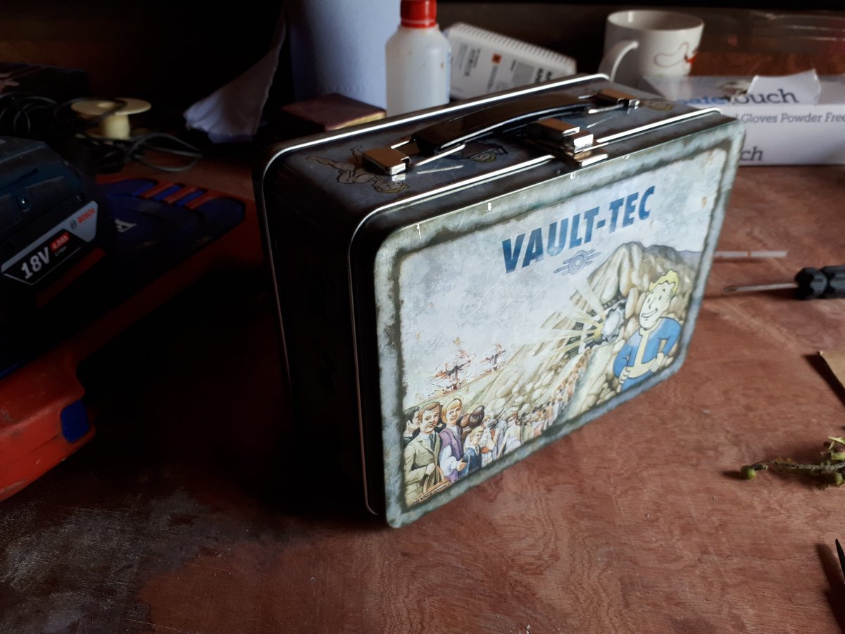 sunny16podcast's tweet image. Vault-Tec Mk I made. This is what happens when it rains and I can't go out to play. Picture is an inverted paper negative