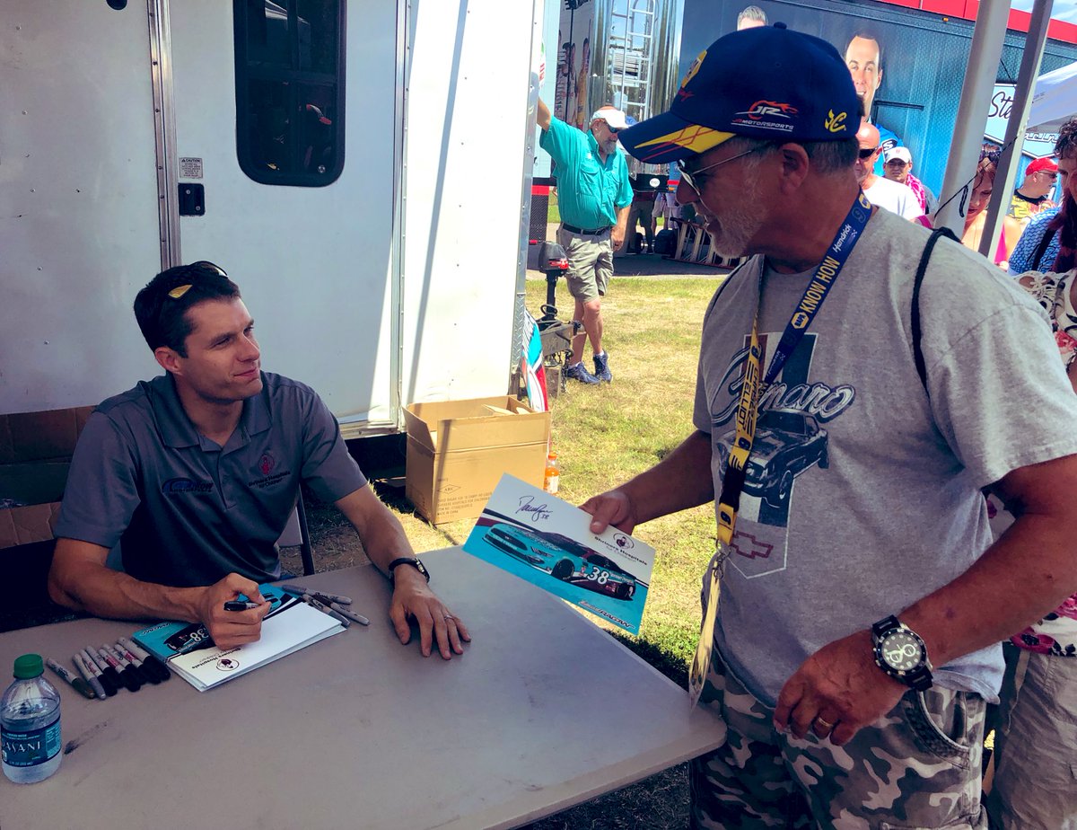 FANS: If you missed <a href="/DavidRagan/">David Ragan</a> at the <a href="/shriners/">Shriners International</a> display in the Fan Zone at <a href="/TooToughToTame/">Darlington Raceway</a> today. Ragan will be BACK on Sunday to sign autographs from 2 to 2:30pm. See you there!