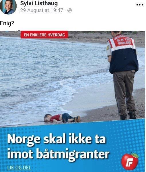 Noen på FB har tatt seg bryet med å illustrere båtflyktningplakaten til Frp litt riktigere. Jeg formidler gjerne.