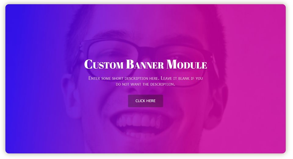 wpbeaverworld's tweet image. Built a custom module "Banner" for @BeaverBuilder site