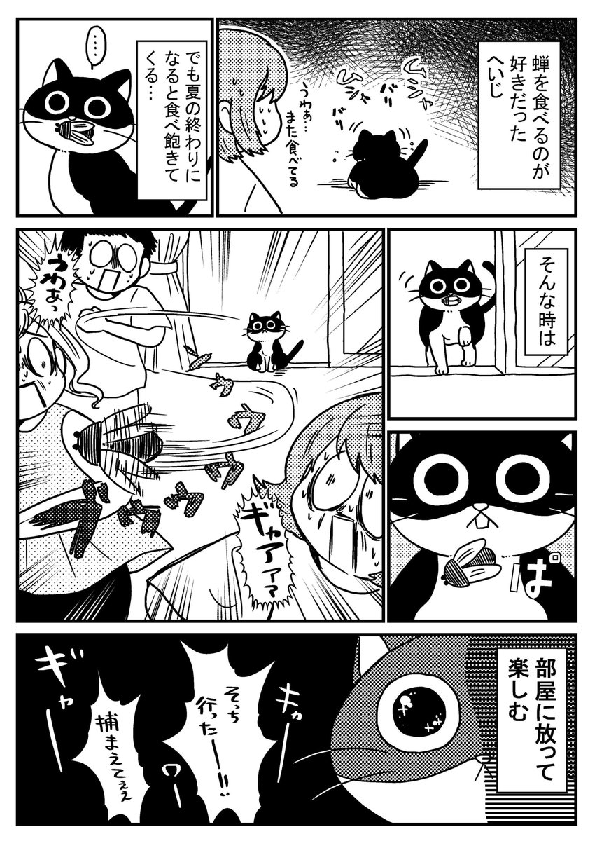 夏の終わりがくると思い出す 初代猫へいじの悪行 若菜七弓 若菜 の漫画