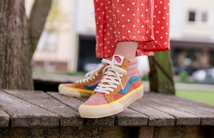 vans sk8 hi peach