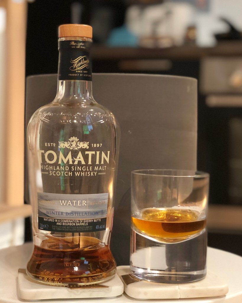 ForTheDram's tweet photo. I am definitely going to miss this bottle once it's gone. The Five Virtues were a really good idea, something different. One of four different @Tomatin1897 bottles I have. Certainly good for a Saturday evening.

#whisky #singlemalt #singlemaltwhisky #tomatin #fivevirtues https://t.co/1LBphvOkXw