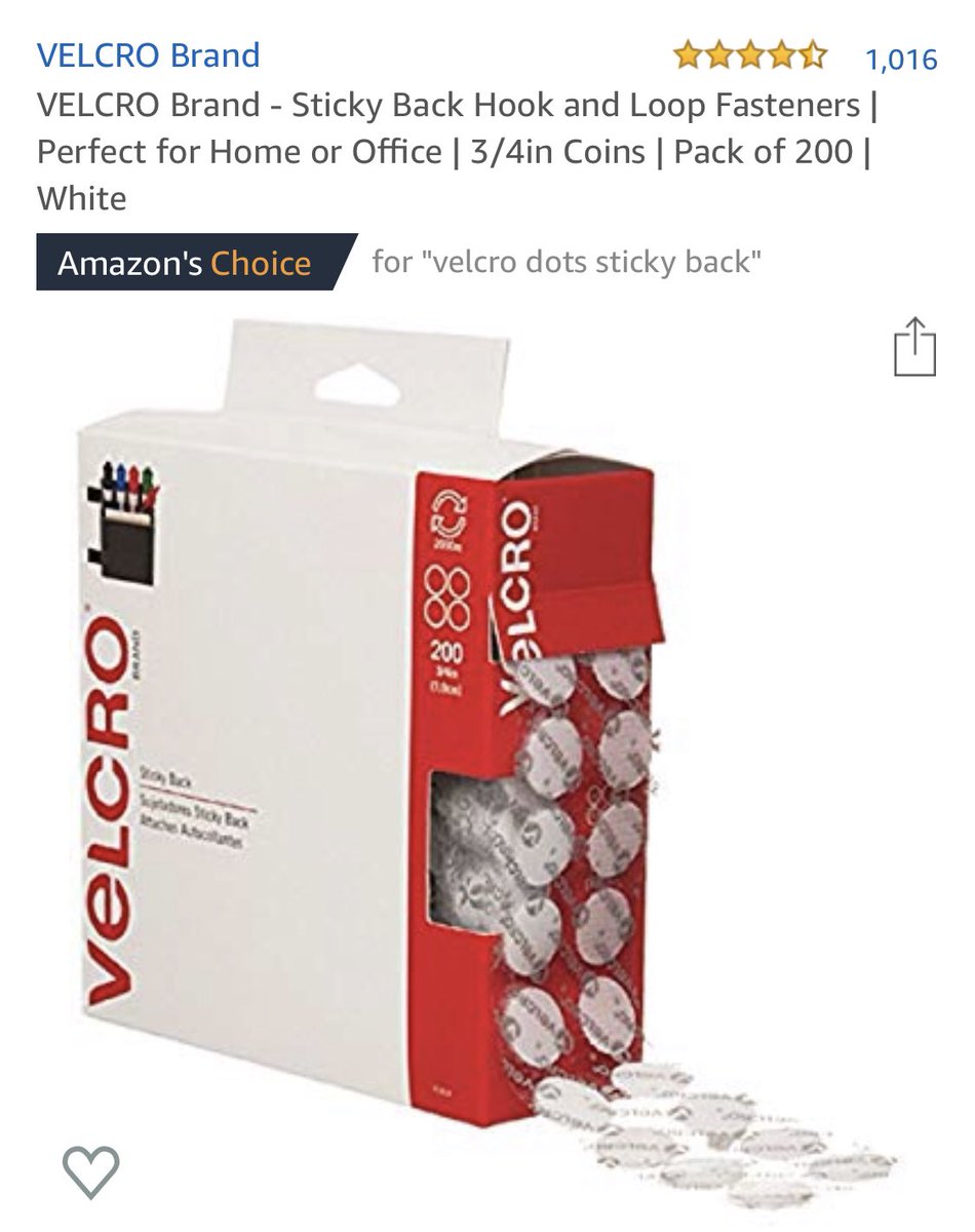bookwormy_c's tweet photo. My item of the day are these Velcro dots! They help with my centers and also give my students a way to stick and unstick resources like multiplications charts, etc. to their desks. Will anyone help me out today? #clearthelist #teachertwitter https://t.co/qP3rKhIRnK https://t.co/UY2wyH05XB