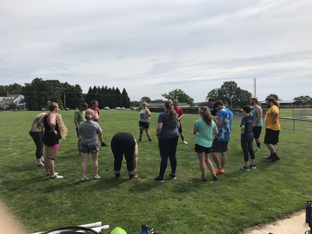 WoosterQuid's tweet photo. Oh yeah, it’s first practice of the season! #WeAreBrave https://t.co/YEpzcrqYNN