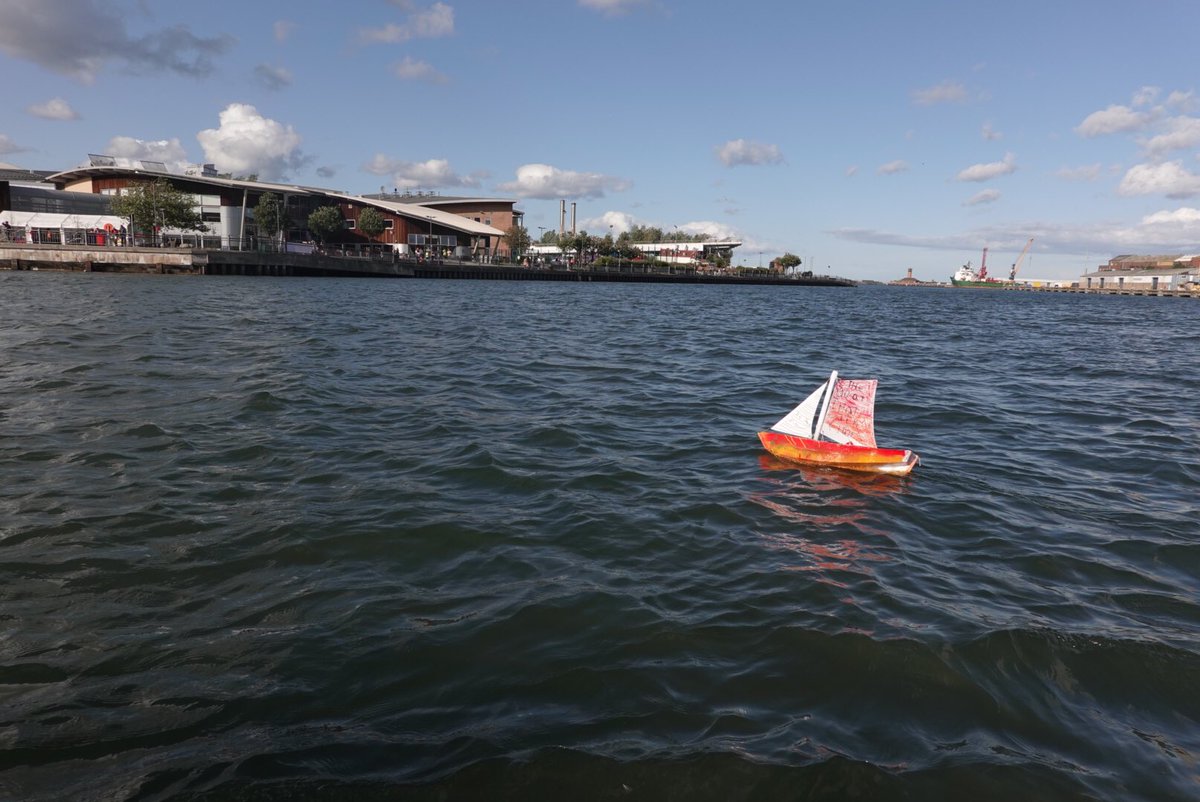 MF_MC's tweet photo. The winner of the @SundCulture River Festival community boat race was Dolphin from @TBYCP1 sailed across the Wear and back and then went tight to the wind up river. @Cultural_Spring The #Lord #Mayor has £100 prize he will deliver shortly. https://t.co/MnU2h693MR