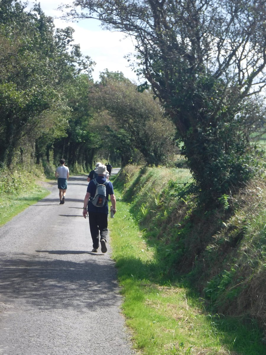 Johngodwyer1's tweet photo. Was glad to join with 265 pilgrim walkers today on the final stage of their pilgrim walk with beach finish to #Ardmore which was organised by @KMDActive. Shows clearly the huge demand there is for well-organised pilgrim walks in  Ireland @VisitWaterford @WaterfordANDme https://t.co/UxUaZ2a5On