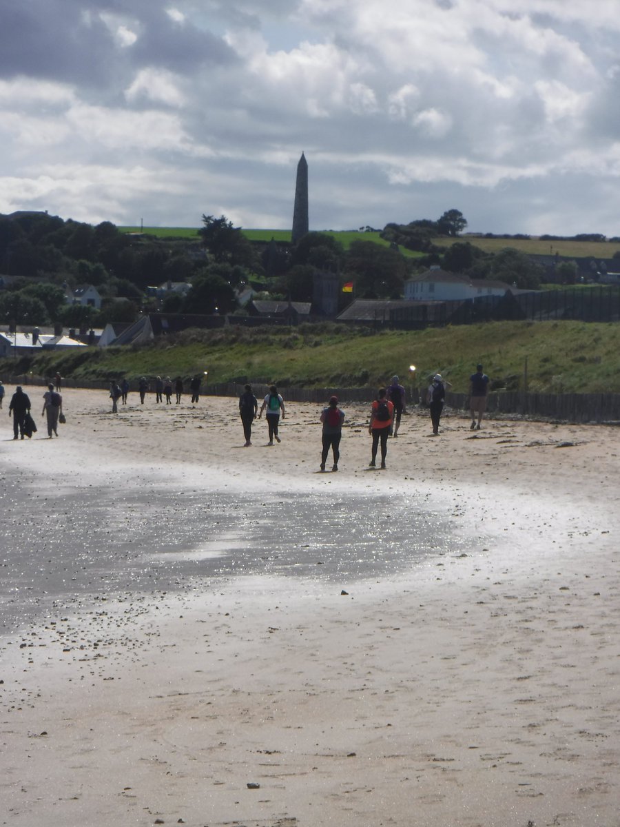 Johngodwyer1's tweet photo. Was glad to join with 265 pilgrim walkers today on the final stage of their pilgrim walk with beach finish to #Ardmore which was organised by @KMDActive. Shows clearly the huge demand there is for well-organised pilgrim walks in  Ireland @VisitWaterford @WaterfordANDme https://t.co/UxUaZ2a5On