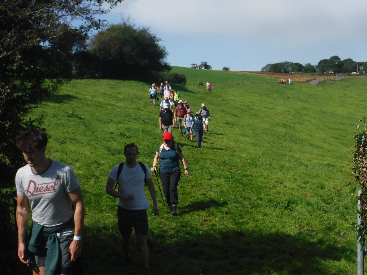 Johngodwyer1's tweet photo. Was glad to join with 265 pilgrim walkers today on the final stage of their pilgrim walk with beach finish to #Ardmore which was organised by @KMDActive. Shows clearly the huge demand there is for well-organised pilgrim walks in  Ireland @VisitWaterford @WaterfordANDme https://t.co/UxUaZ2a5On