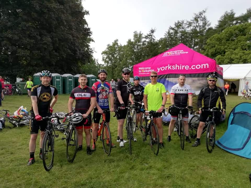 Thank you to Chris Hindmarch, Matt Hindmarch, Graham Scott and Ian Milner.

115 miles of running, a half ironman in six hours and then a bike ride back to Thirsk.

The total is £5,683.36 which will be shared withThe Royal Marines Charity.

We think you are all amazing. 💙