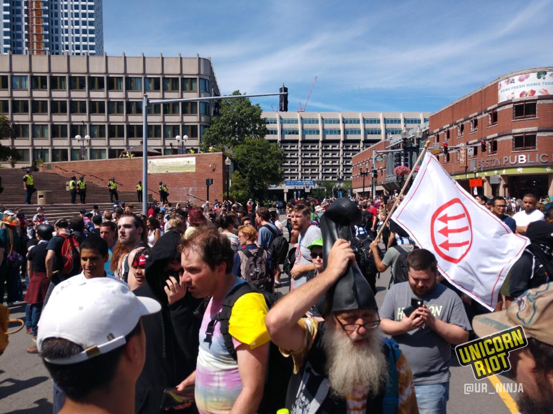 Unicorn Riot on Twitter "Counterdemonstrators are gathered near the